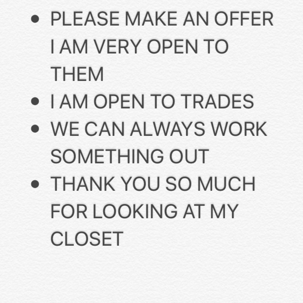 I am very open
